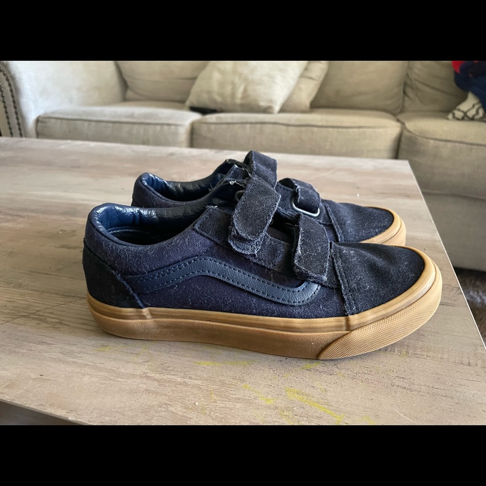 Boys vans Velcro shoes size 3